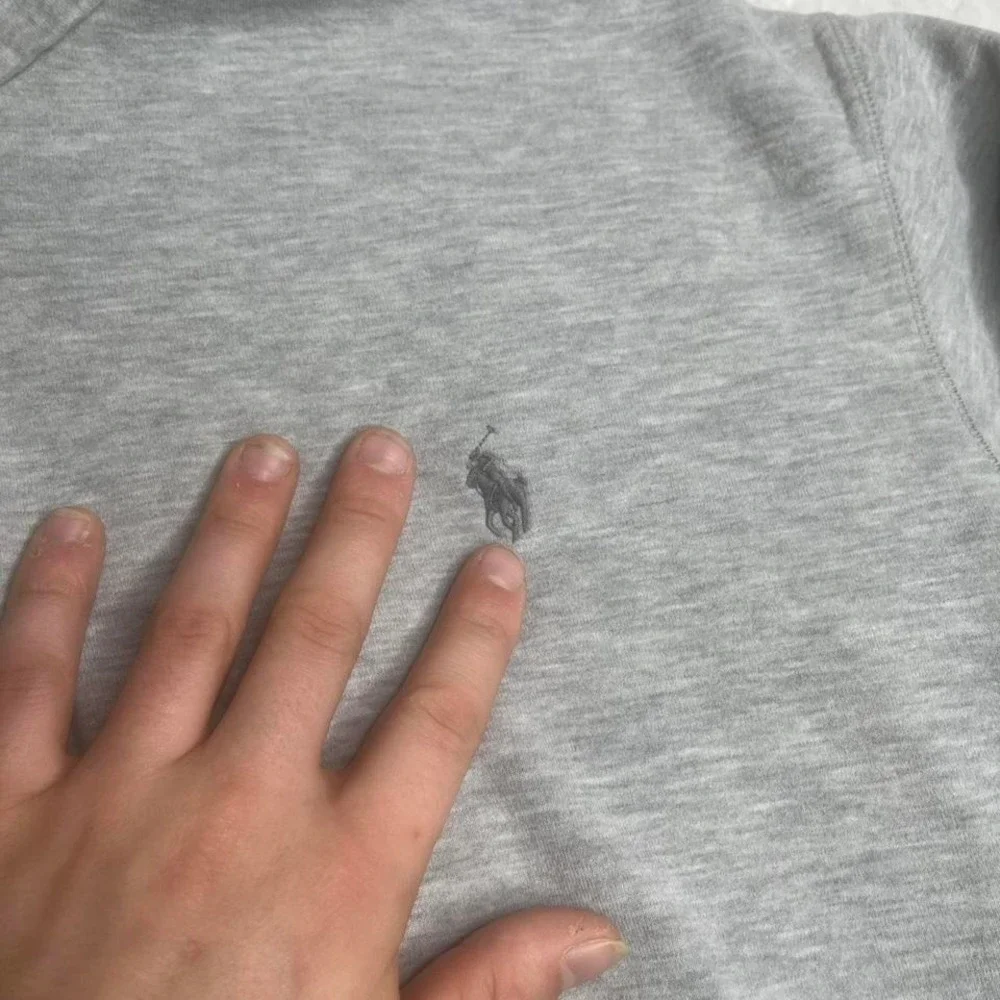 Polo Ralph Lauren performance men grey quarter zip pullover preppy outdoors‎ xxl